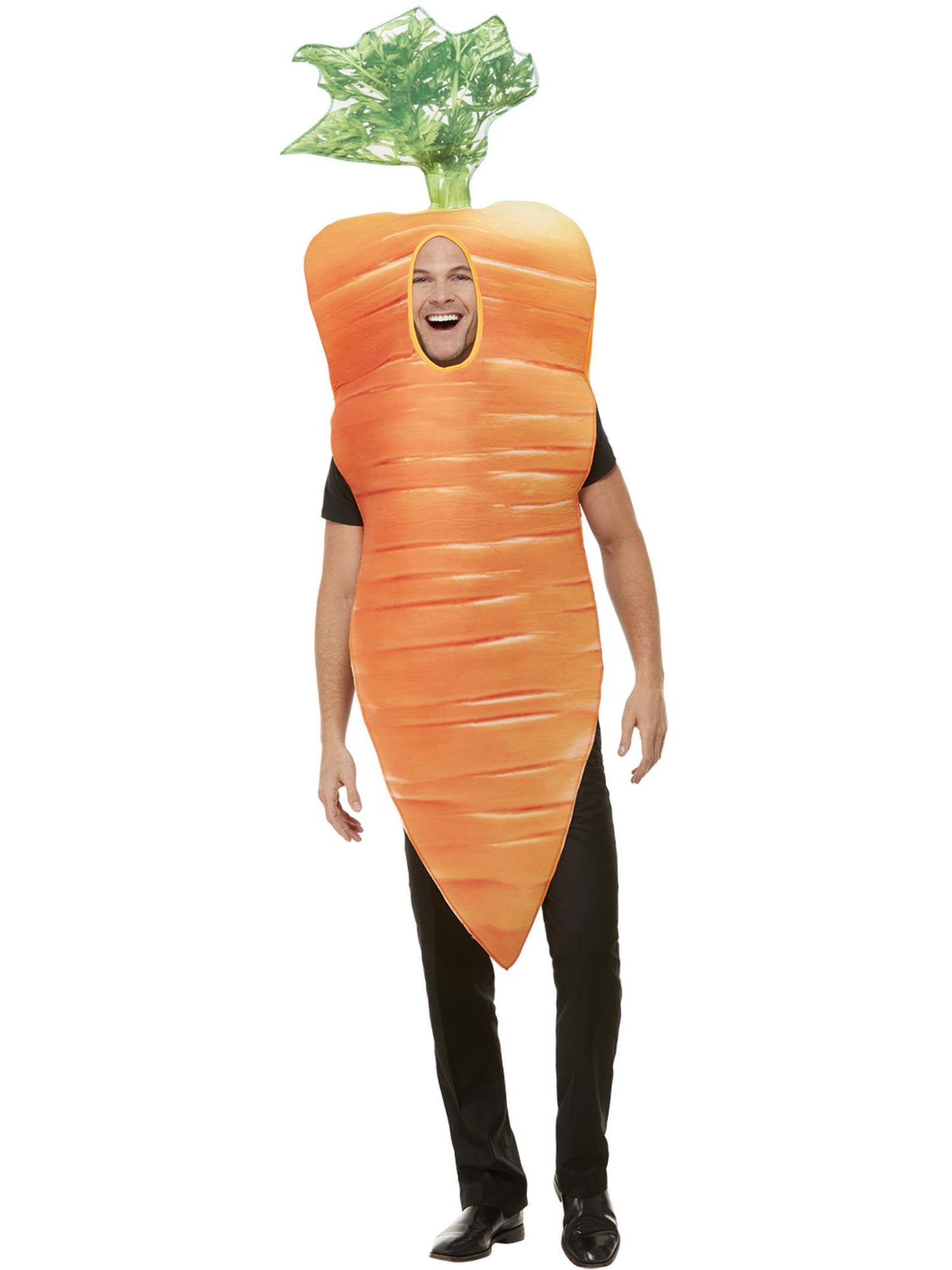 Smiffys orangefarbenes Weihnachtskarottenkostüm für Erwachsene