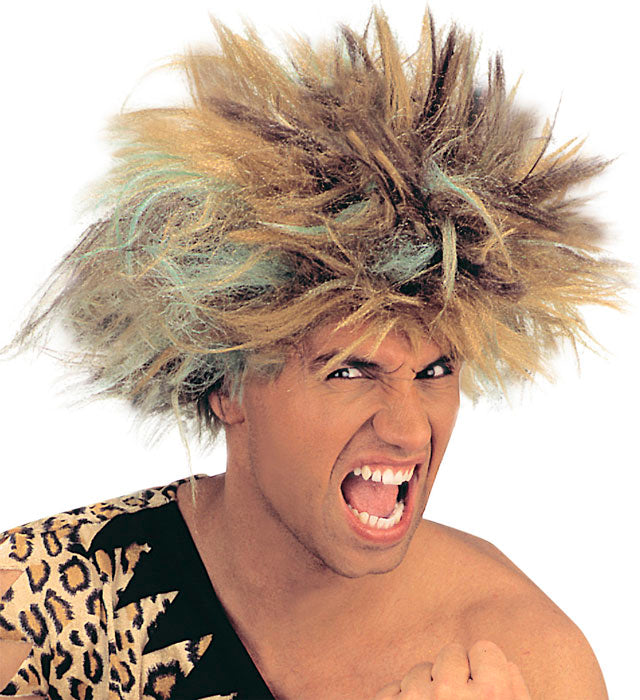 Braune Caveman Perücke für Fasnacht und Karneval