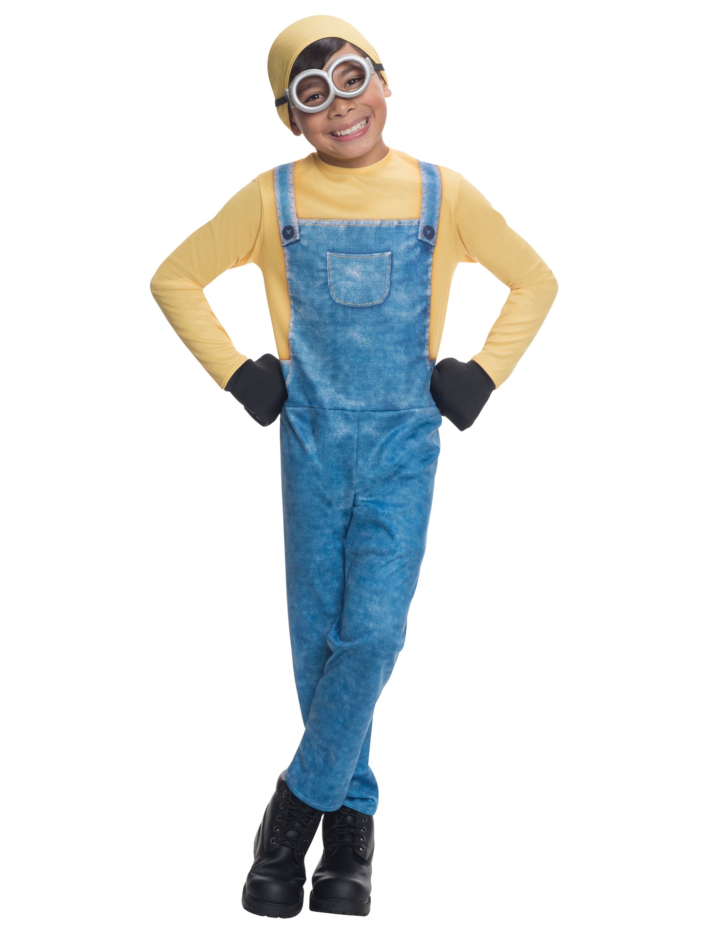 Rubies Minion Bob Kinderkostüm für Jungen mit Overall und Zubehör