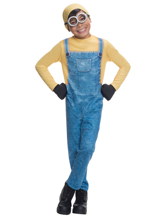 Rubies Minion Bob Kinderkostüm für Jungen mit Overall und Zubehör