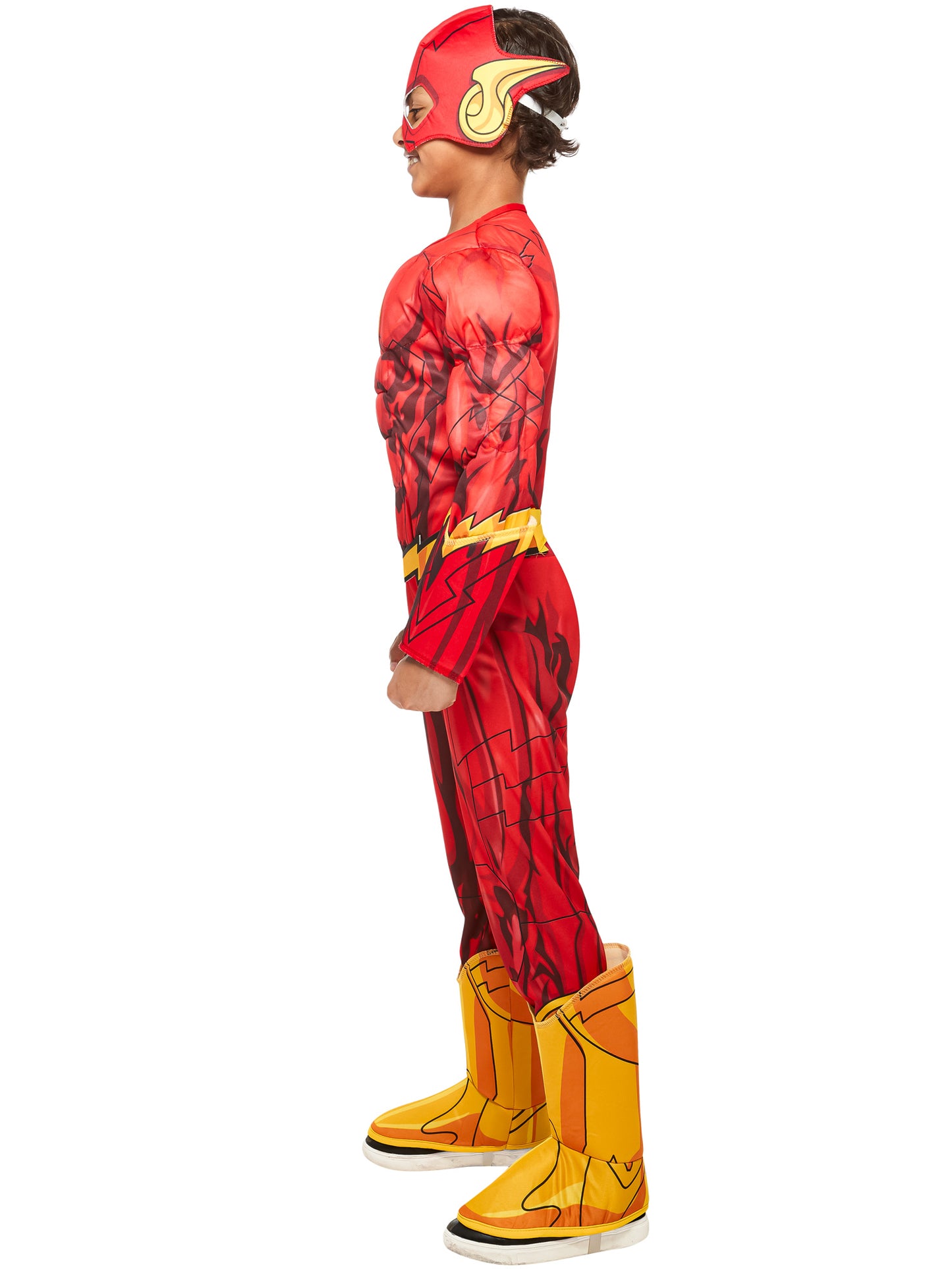 Rubies The Flash Deluxe Kinderkostüm für Jungen – Seitenansicht
