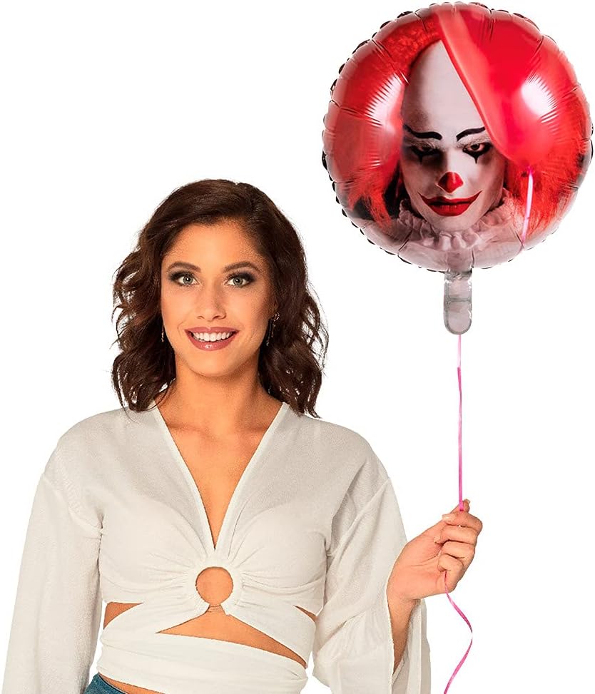 Folienballon Horror Clown doppelseitig 45 cm