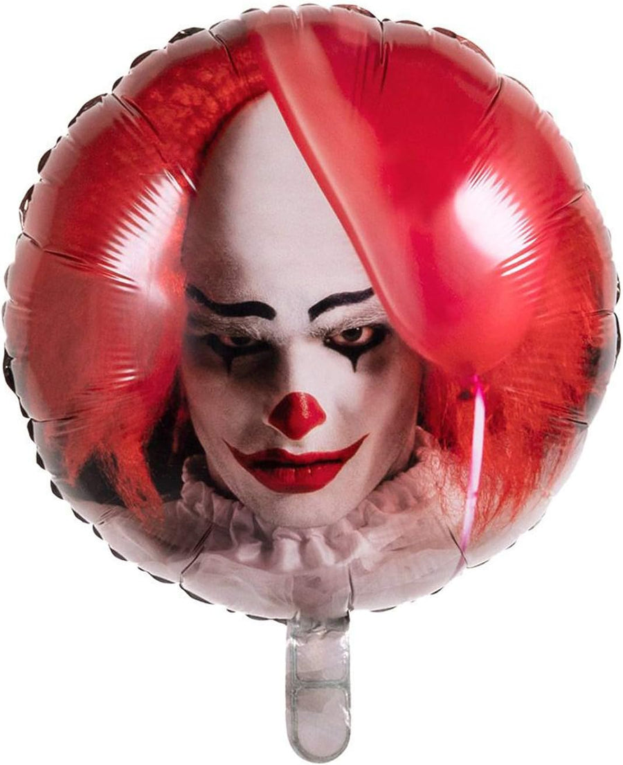Folienballon Horror Clown doppelseitig 45 cm
