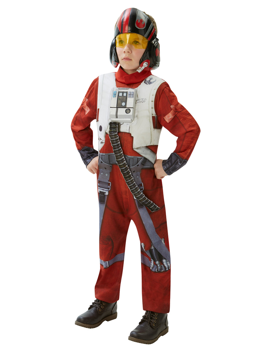 Rubies Poe X-Wing Fighter Deluxe - Childrens Kinderkostüm für Jungen