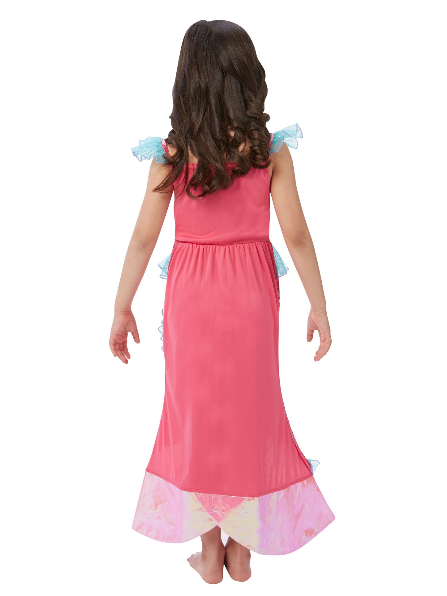 Rubies Mermaid Princess Deluxe Kinderkostüm für Mädchen mit Kleid und Headpiece – Detailansicht