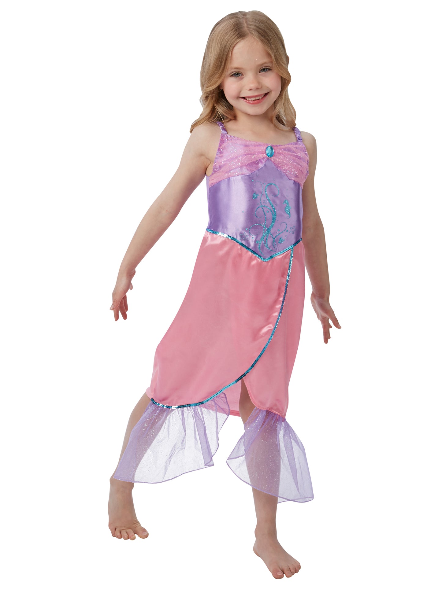 Rubies Mermaid Kinderkostüm für Mädchen mit Kleid – Produktansicht