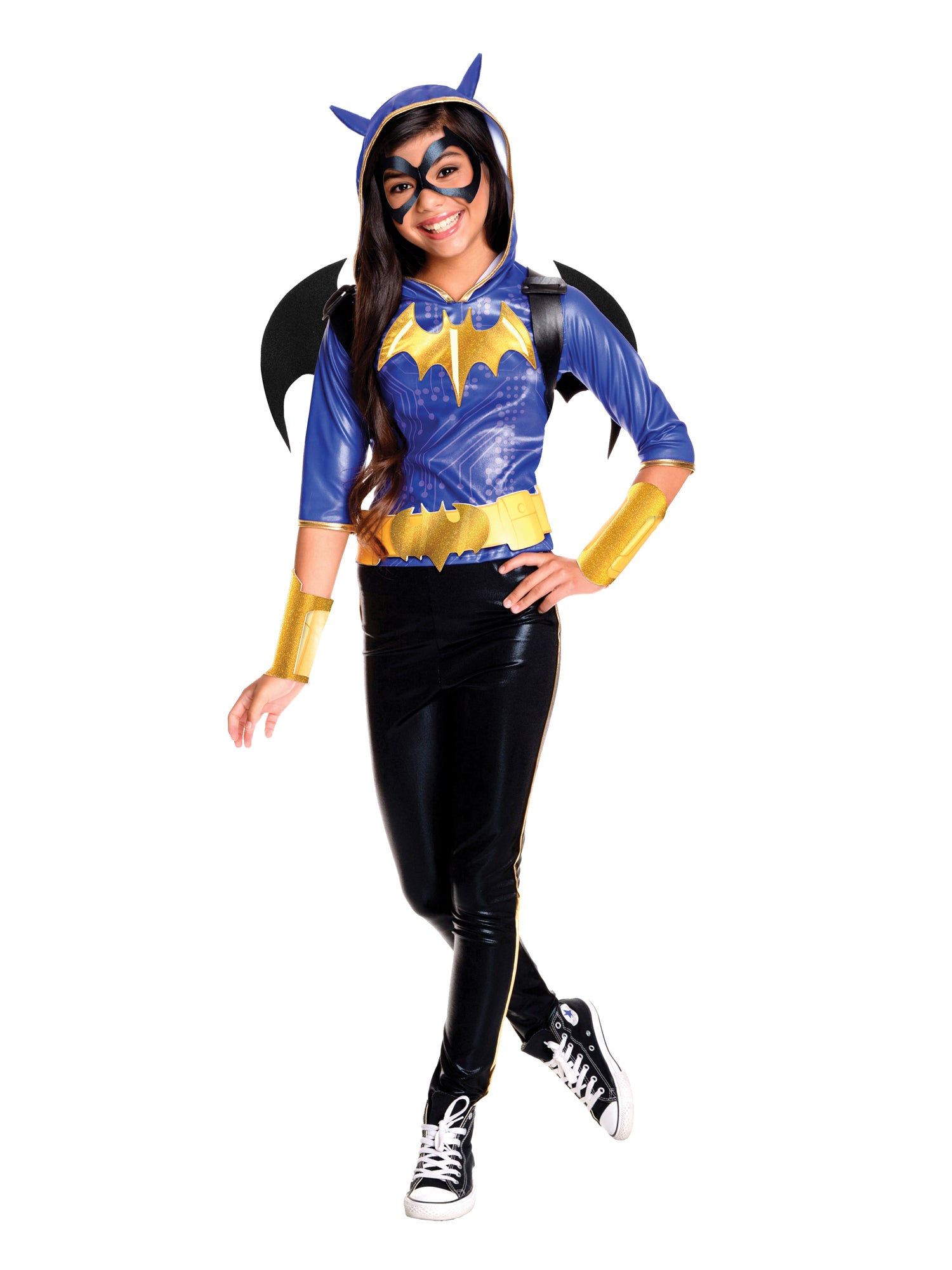 Rubies Batgirl Deluxe Kinderkostüm für Mädchen aus DC Super Hero Girls – Produktansicht