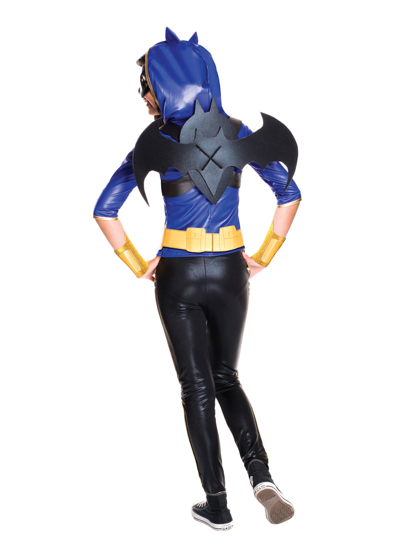 Rubies Batgirl Deluxe Kinderkostüm für Mädchen aus DC Super Hero Girls – Detailansicht