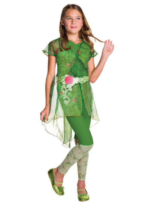 Rubies Poison Ivy Deluxe Kinderkostüm für Mädchen mit Kleid, Leggings und Gürtel