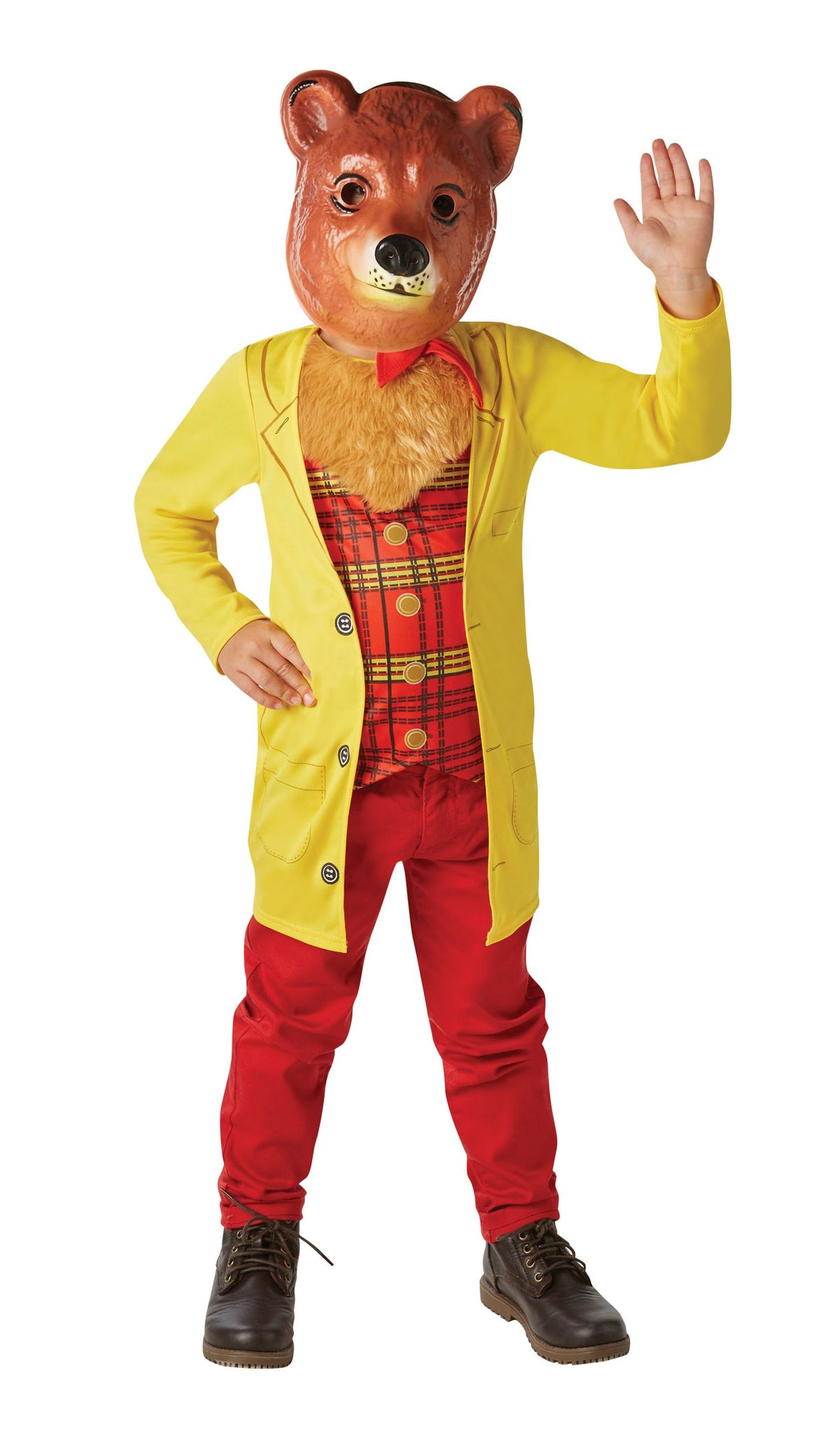 Rubies Mr Bear Kinderkostüm für Jungen mit Jacke Schal und Maske