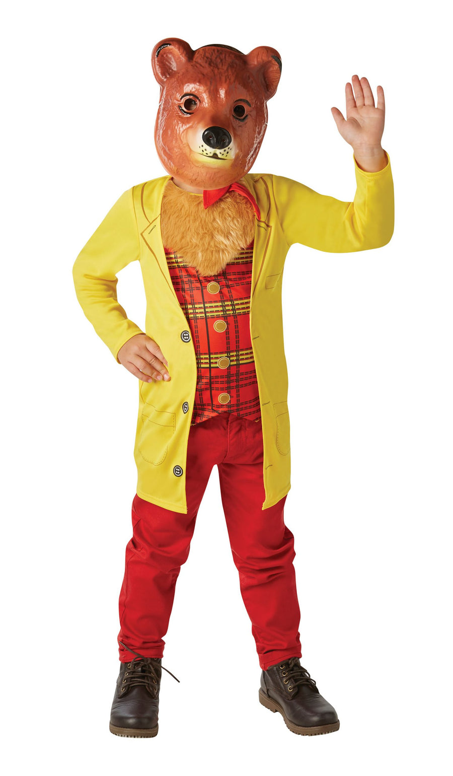 Rubies Mr Bear Kinderkostüm für Jungen mit Jacke Schal und Maske