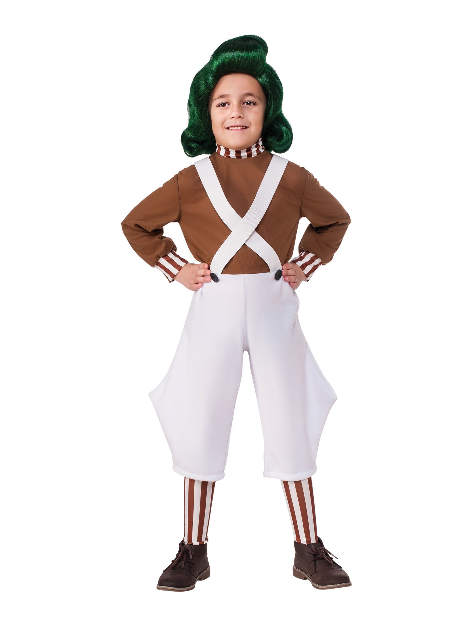 Rubies Oompa-Loompa-Kinderkostüm für Jungen als Overall