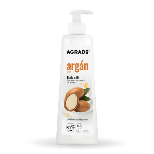 AGRADO AGRADO Body Milk Argan 400 ml Körpermilch mit Arganöl Kosmetik