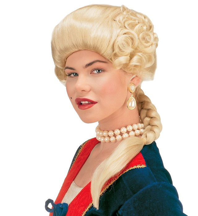 Herzogin Josephine Perücke in elegantem Stil für Fasnacht und Karneval