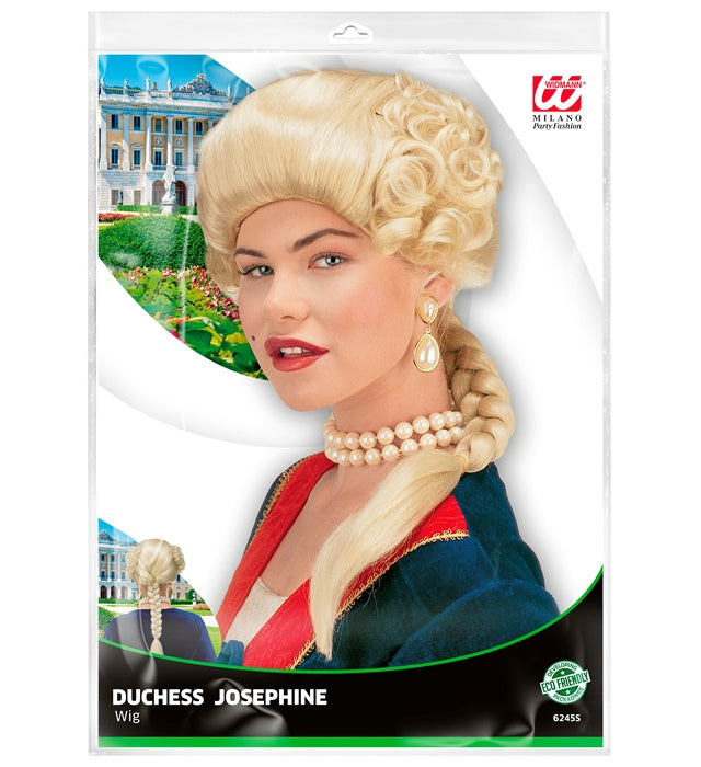Herzogin Josephine Perücke in elegantem Stil für Fasnacht und Karneval