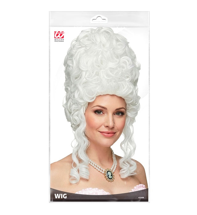 Marie Antoinette Perücke mit voluminösem, kunstvollem Design für Fasnacht-Kostüme