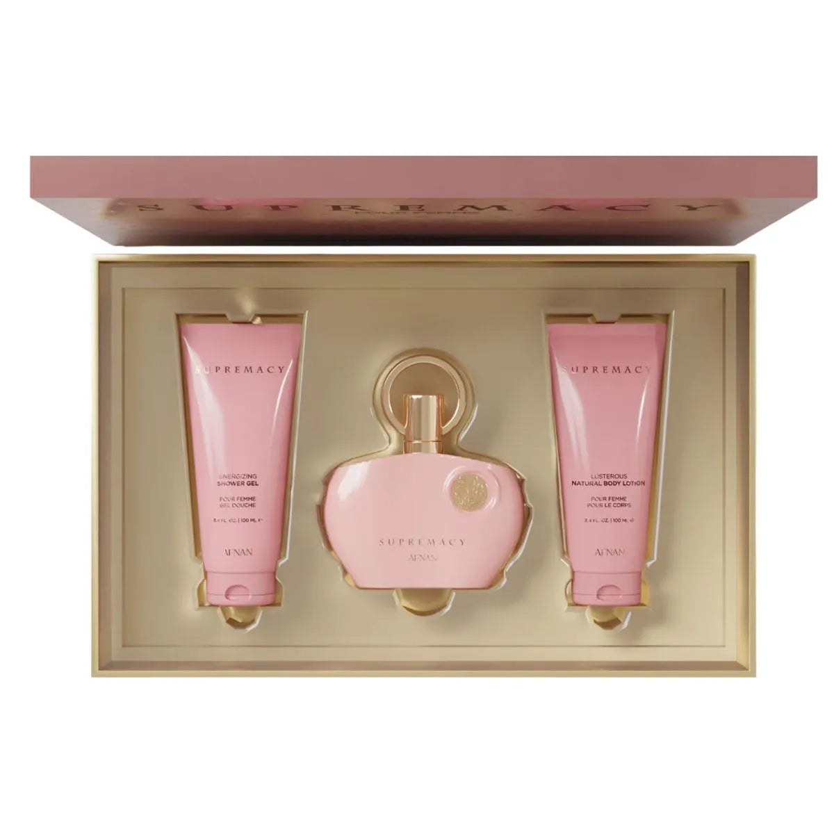 AFNAN AFNAN Supremacy Eau de Parfum Pour Femme 100 ml mit Duschgel 100 ml und Körperlotion 100 Parfüm