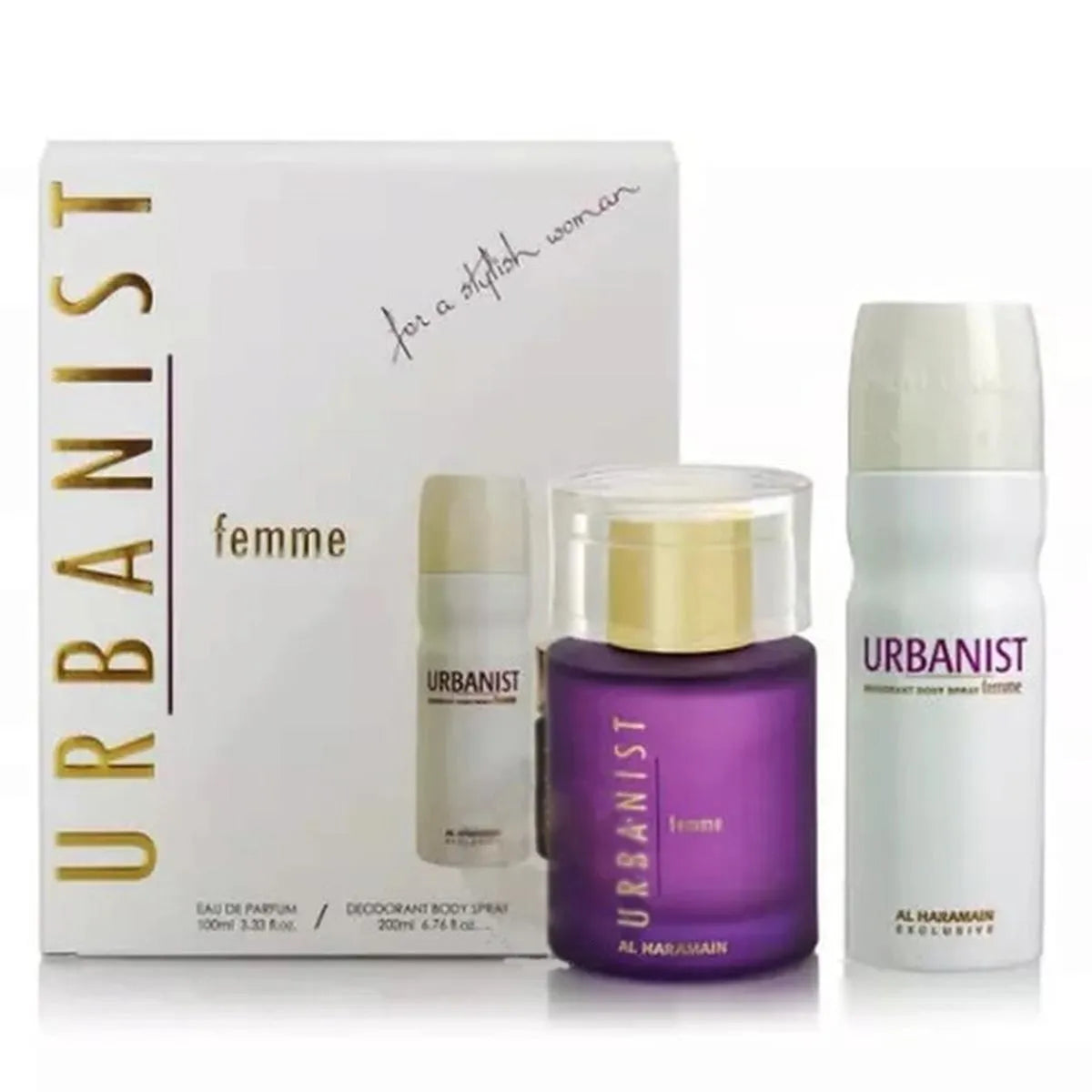 AL HARAMAIN AL HARAMAIN Urbanist Femme Eau de Parfum 100 ml und Körperspray 200 ml Set Parfüm