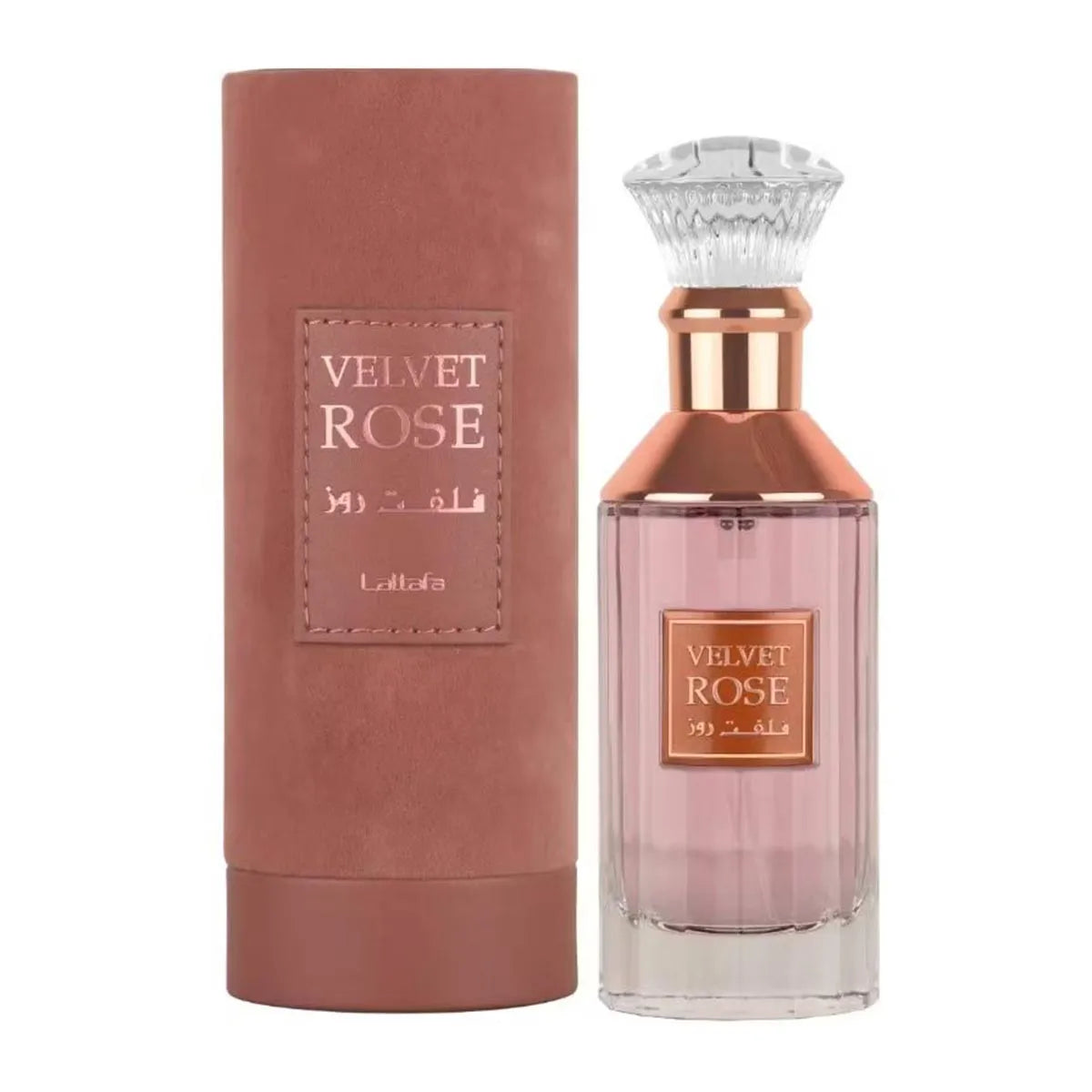 LATTAFA LATTAFA Velvet Rose Eau de Parfum 100 ml Spray Parfüm für Damen und Herren