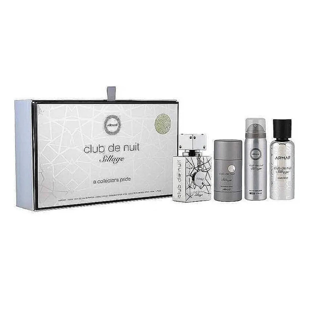 ARMAF ARMAF Club De Nuit Sillage Eau De Parfum 30 ml Spray Hair Mist 55 ml Desodorante Stick 75 Parfüm