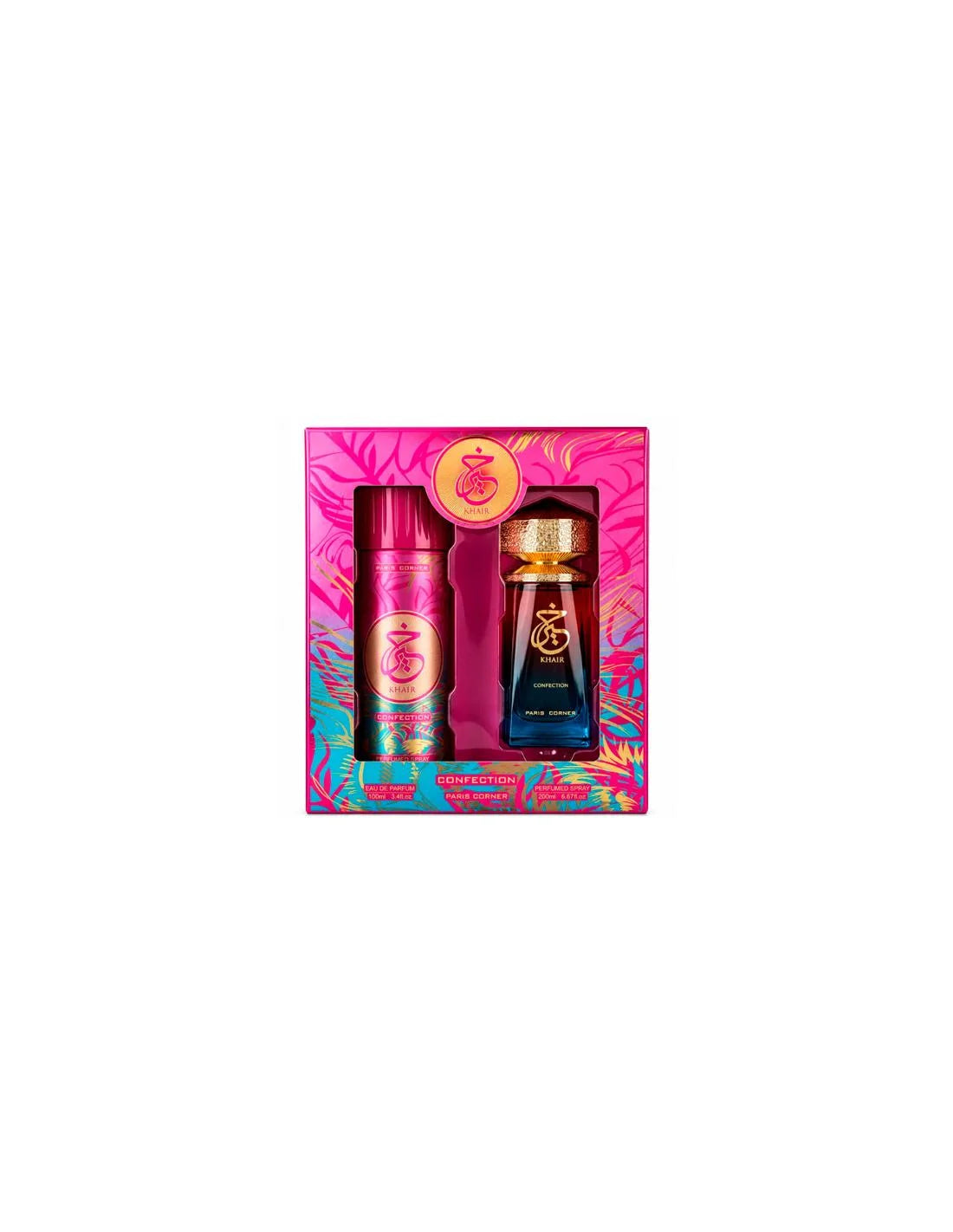 PARIS CORNER Paris Corner Khair Confection Edp Spray 100 ml Sets Desodorante Spray 200 ml Parfüm