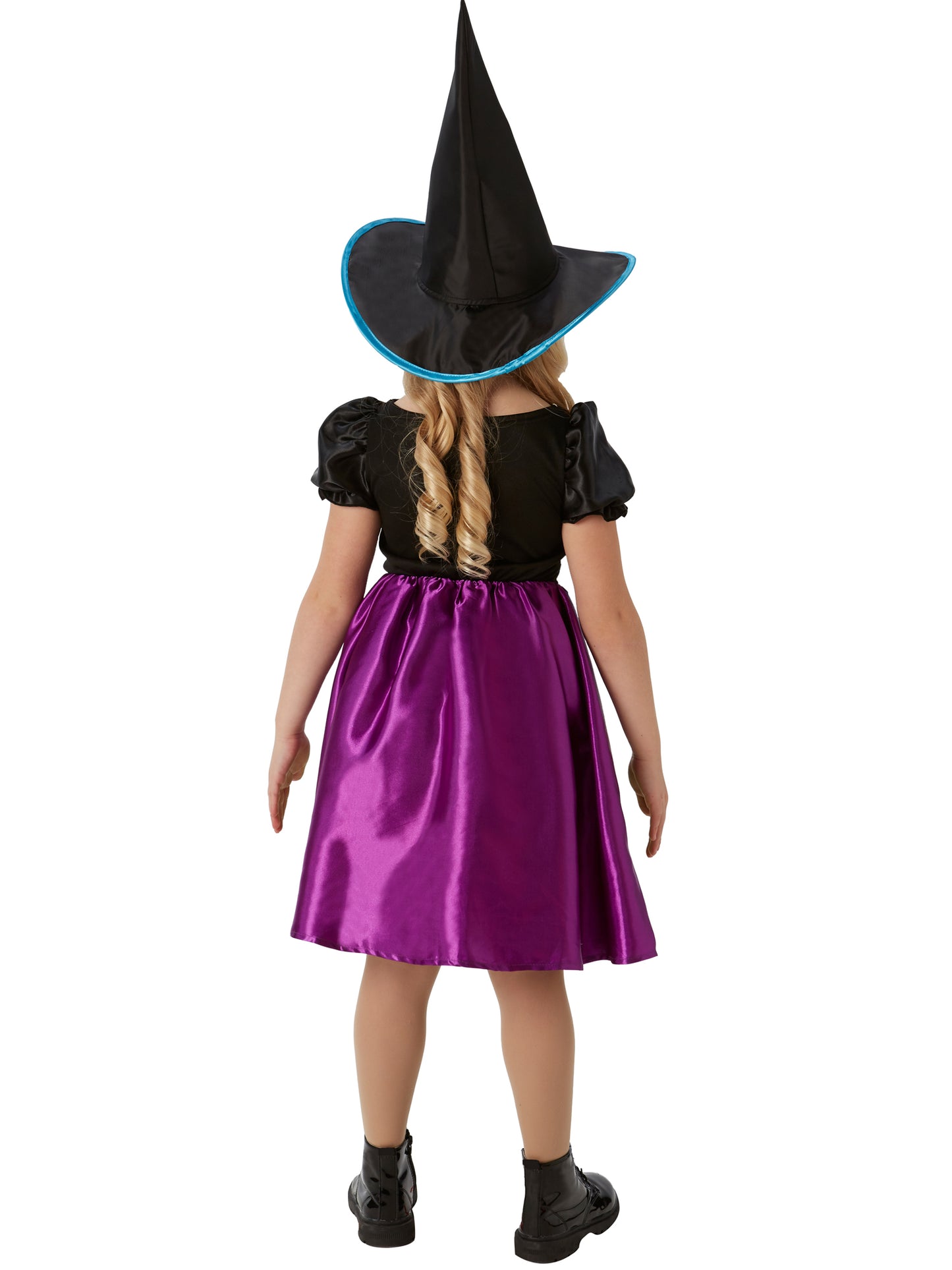 Rubies Ombre Witch Kinderkostüm für Mädchen mit Kleid und Hut – Seitenansicht