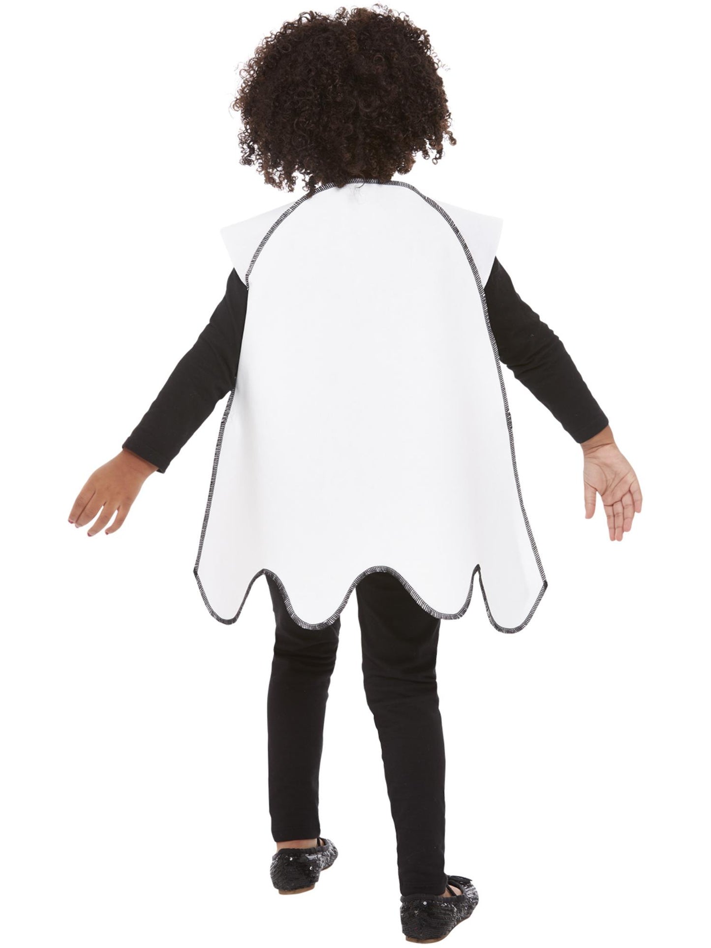Smiffys Ghost Tabard für Kleinkinder, weisses Geisterkostüm – Detailansicht