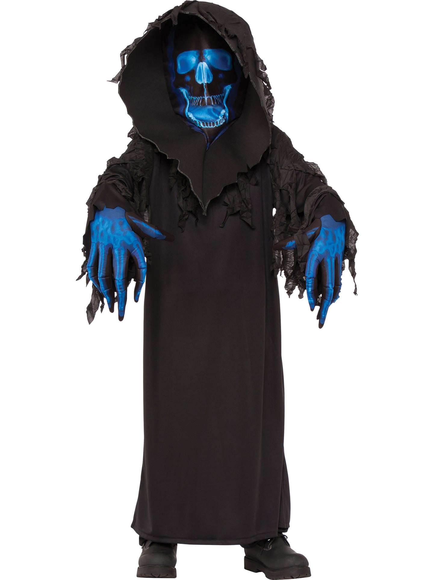 Rubies Phantom Reaper Kinderkostüm für Jungen mit Robe, Kapuze und Handschuhen