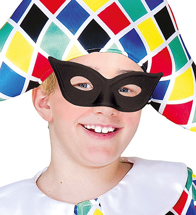 Schwarze Schmetterlings-Augenmaske mit filigranem Design