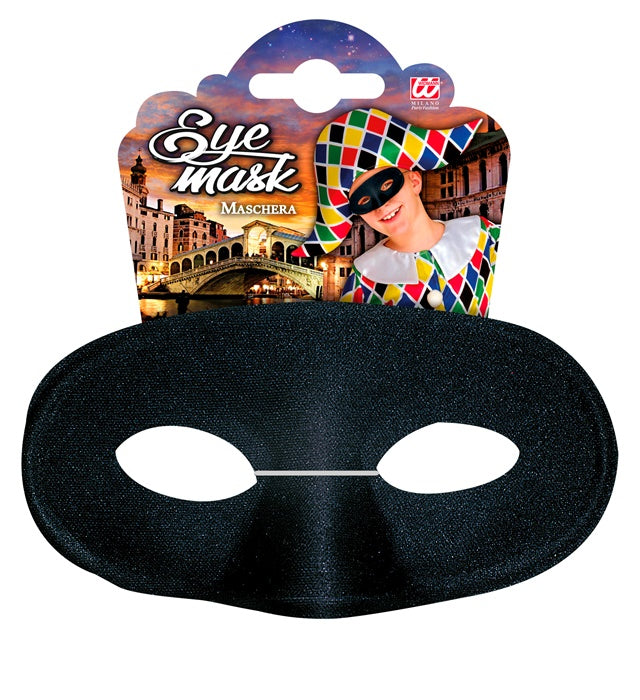 Schwarze elegante Augenmaske für Fasnacht und Karneval
