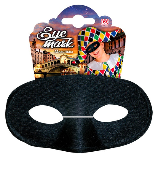 Schwarze elegante Augenmaske für Fasnacht und Karneval