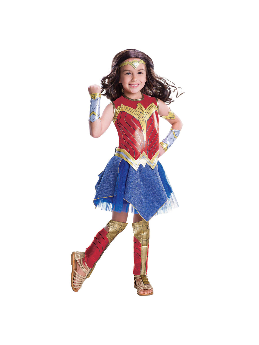 Rubies WONDERWOMAN Wonder Woman Deluxe Costume - Childrens Kinderkostüm für Mädchen