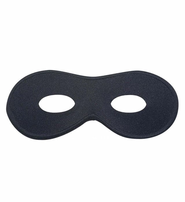 Schwarze CAPRICE Augenmaske auf weißem Hintergrund