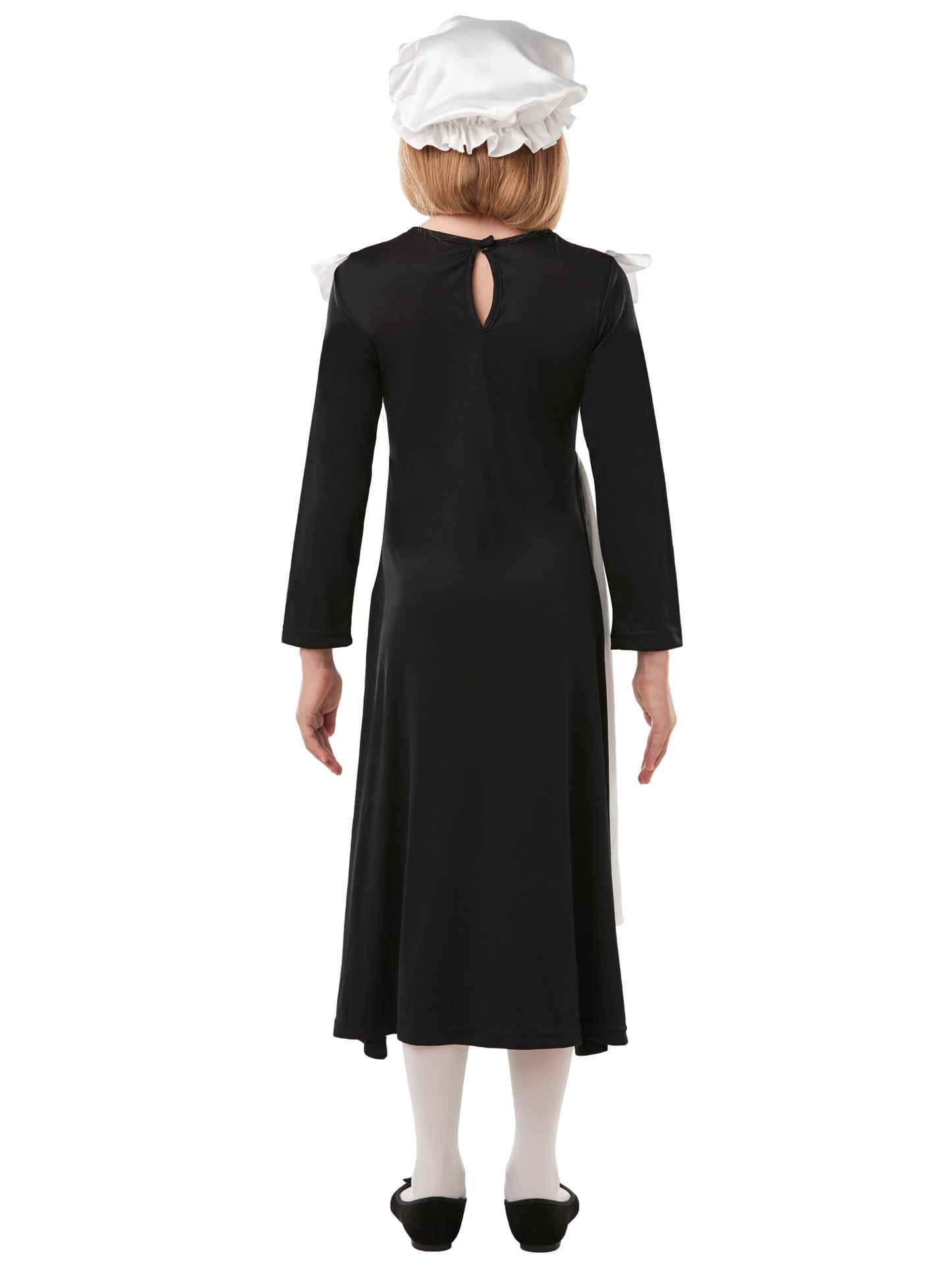 Rubies Victorian Maid Kinderkostüm für Mädchen mit Kleid, Schürze und Haube – Detailansicht
