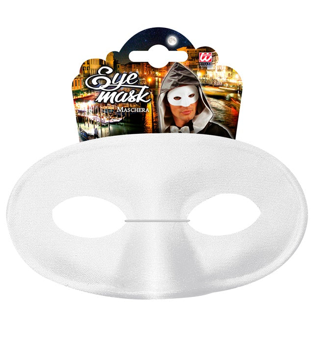 Weiße elegante Augenmaske für Fasnacht und Karneval