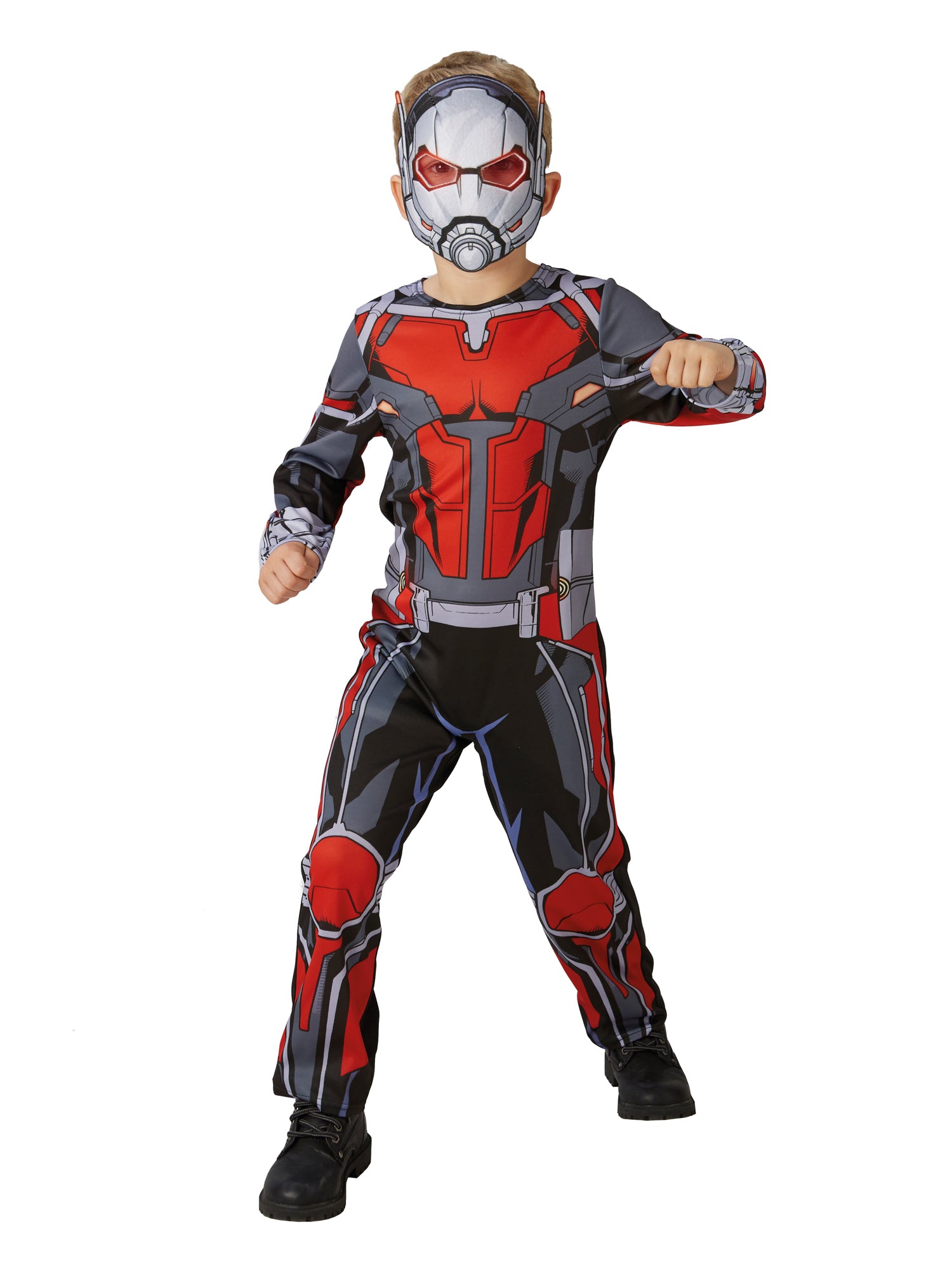 Rubies Marvel Ant-Man Kinderkostüm für Jungen mit Overall und Filzmaske