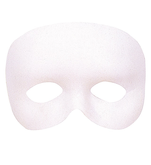 Weiße Augenmaske Phantom für Fasnacht und Halloween
