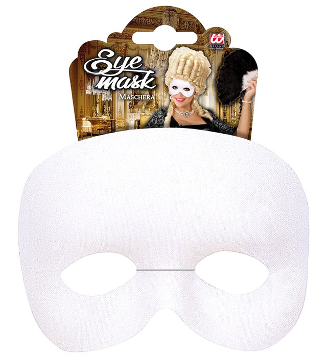 Weiße Augenmaske Phantom für Fasnacht und Halloween