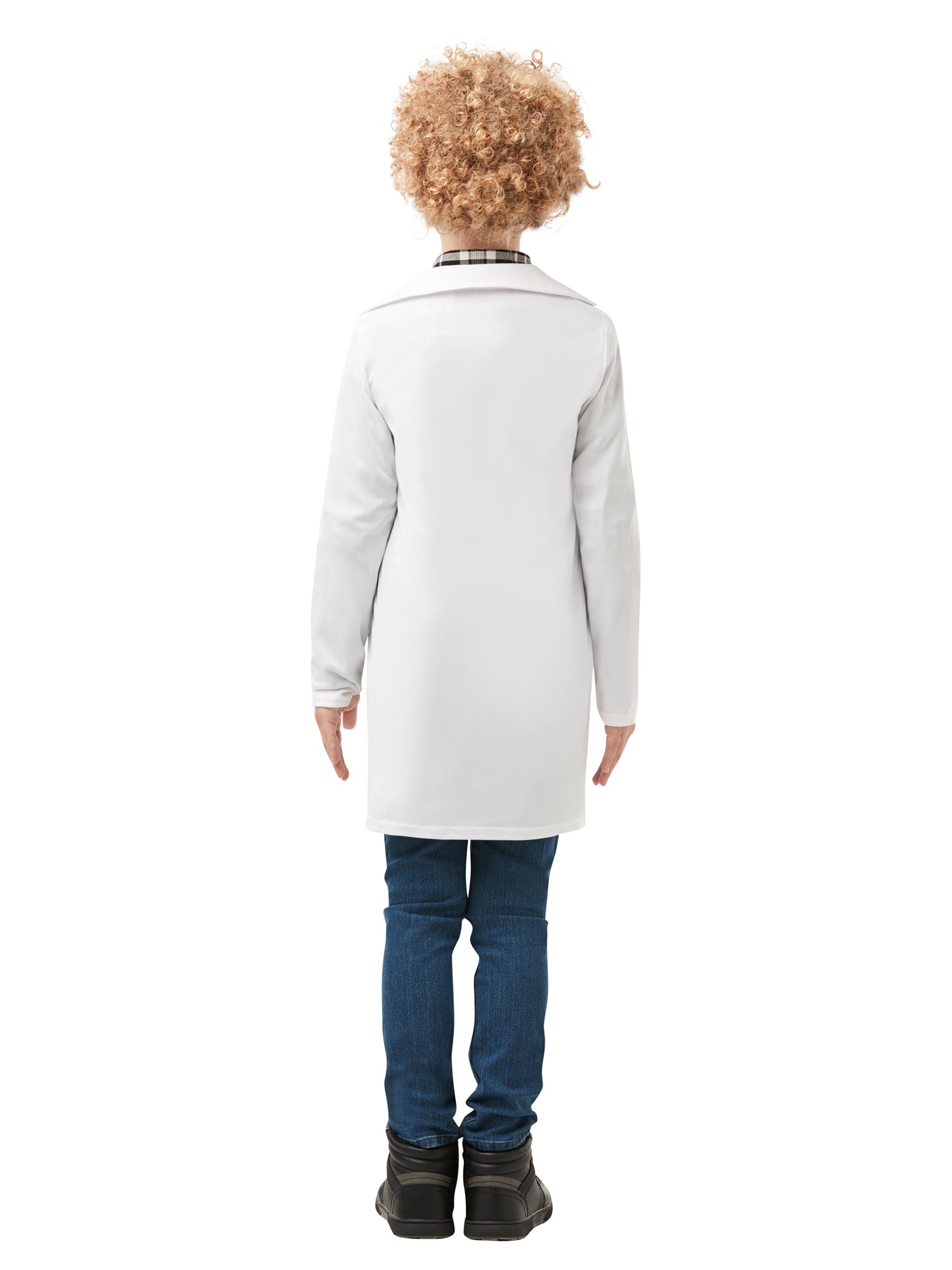 Rubies Mad Scientist Kinderkostüm für Jungen mit bedruckter Jacke – Seitenansicht