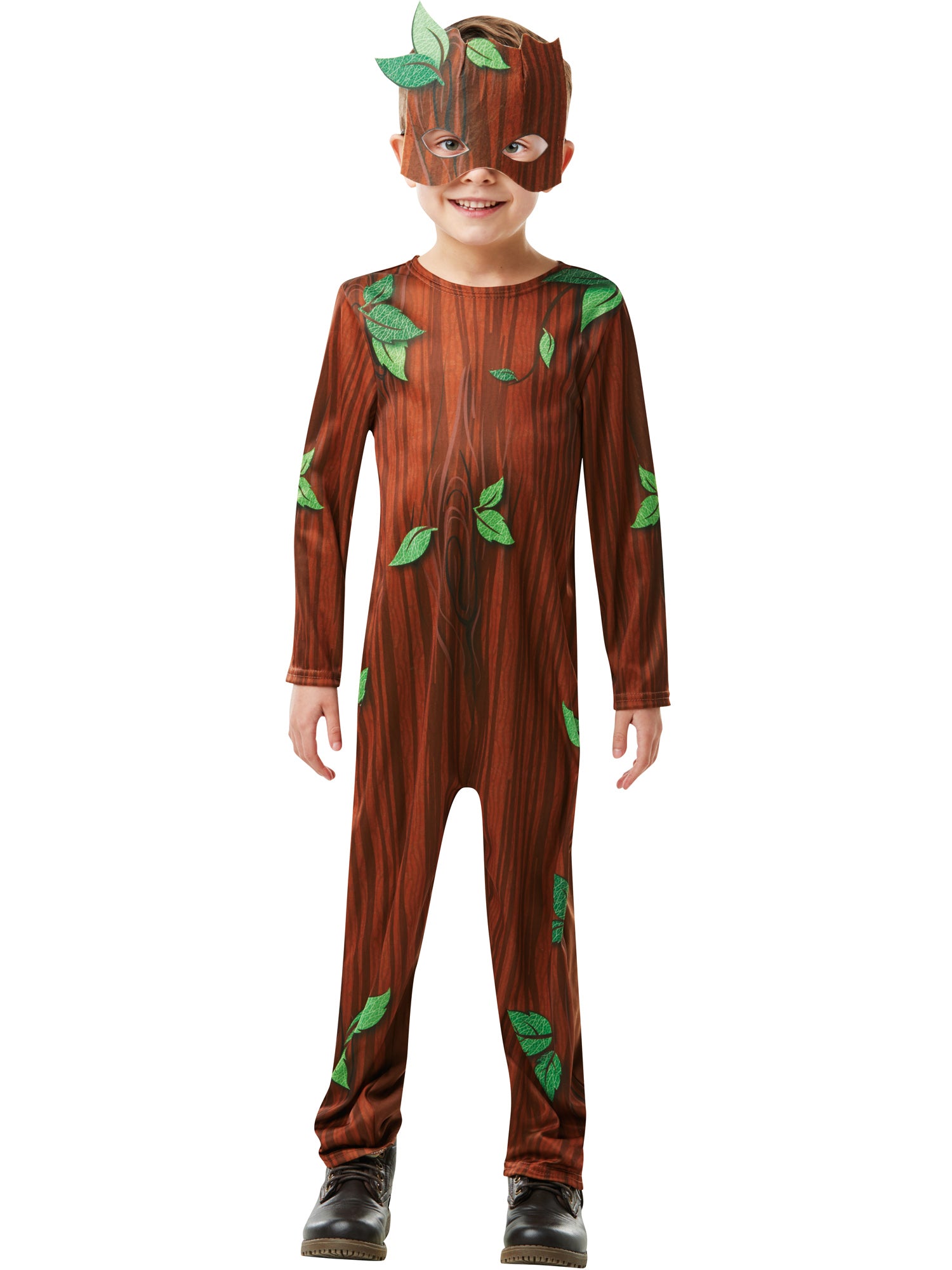 Rubies STICKMAN Twig Boy Kinderkostüm mit Overall und Maske – Produktansicht