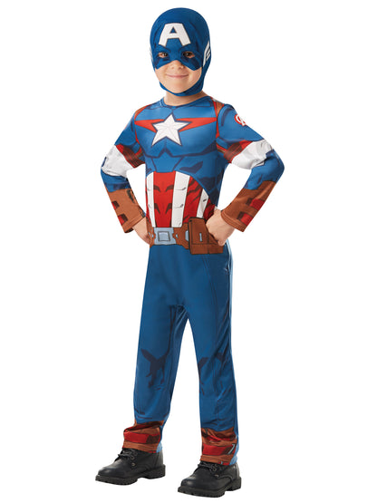 Rubies Marvel Captain America Kinderkostüm für Jungen