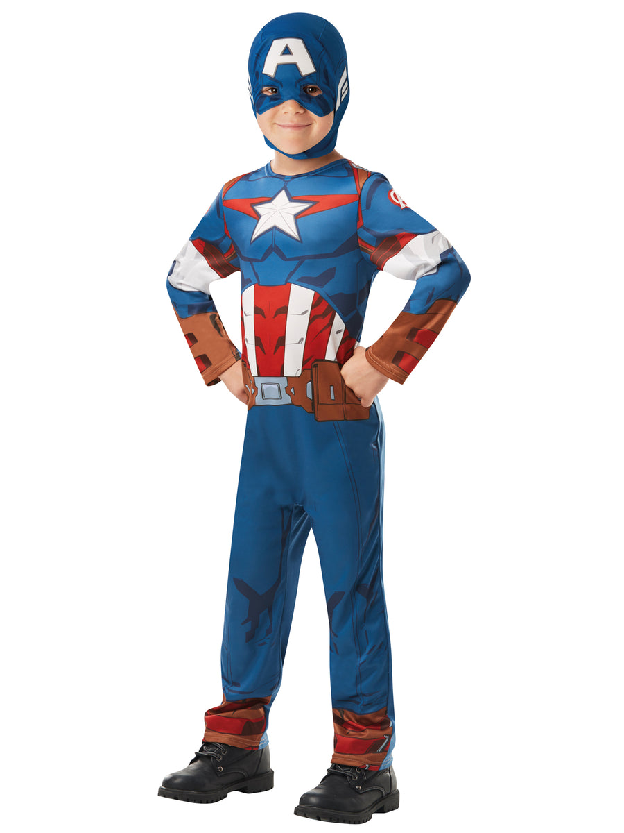 Marvel Captain America Kinderkostüm für Jungen von Rubies – Produktansicht