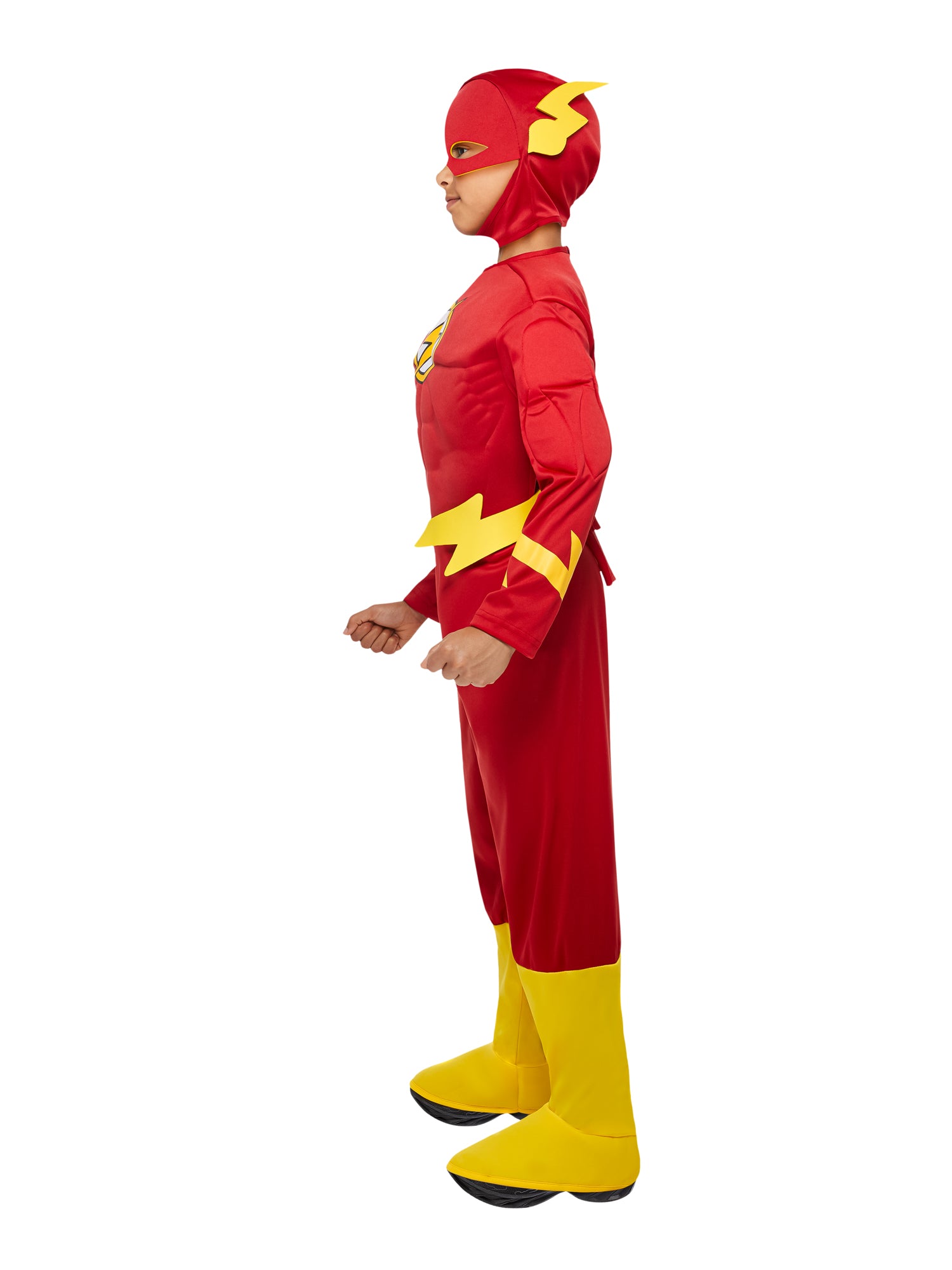 Rubies The Flash Deluxe Kinderkostüm für Jungen – Seitenansicht