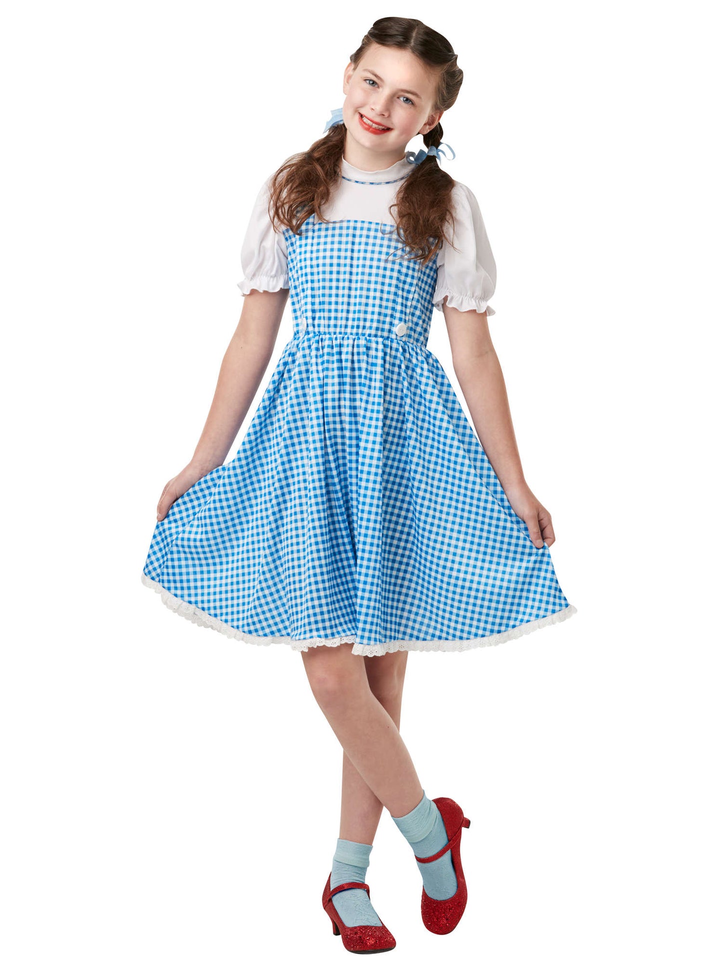 Dorothy Kinderkostüm für Mädchen von Rubies – Wizard of Oz – Detailansicht