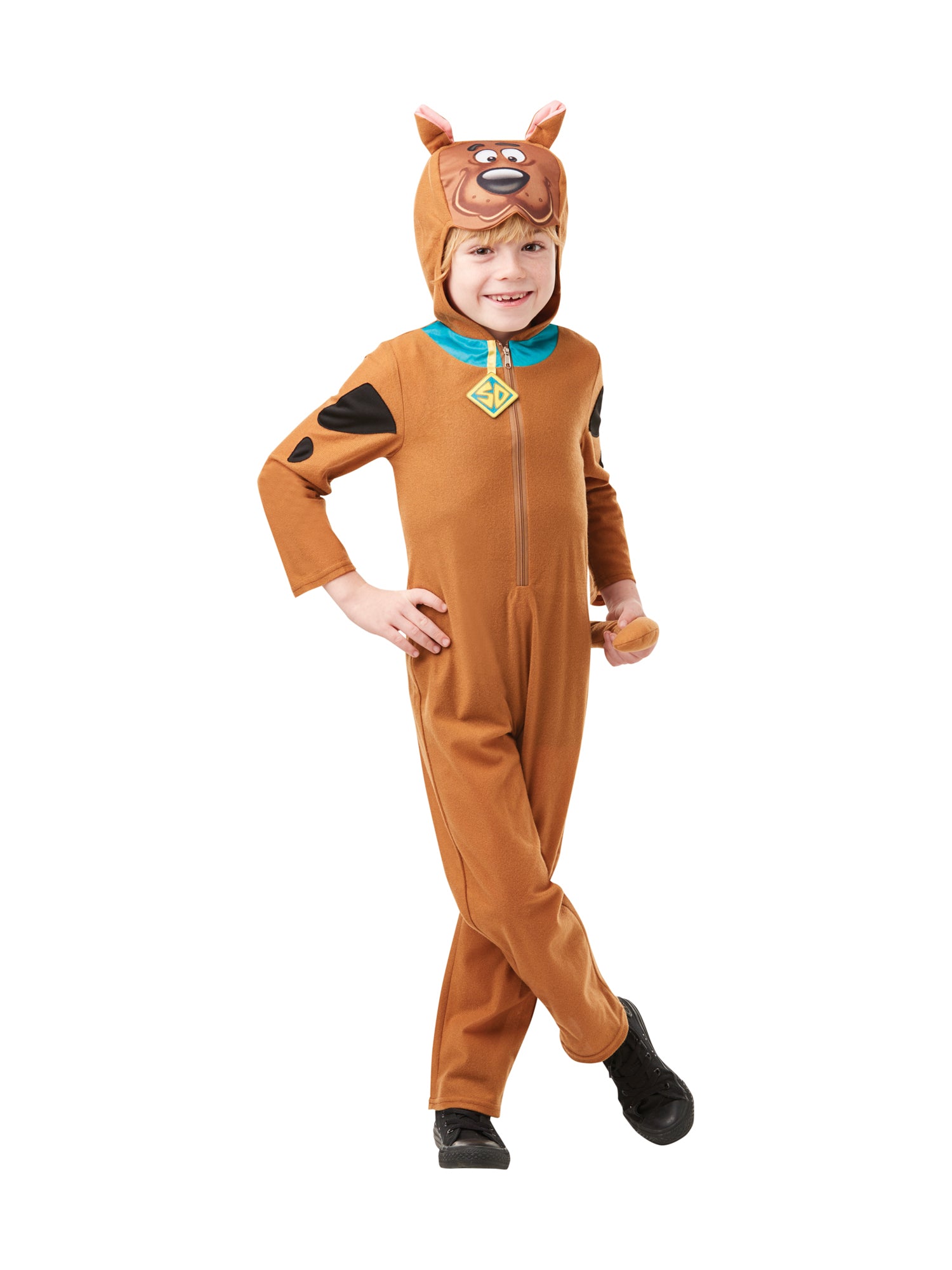 Rubies Scooby-Doo Kinderkostüm für Jungen mit Kapuze und 3D-Ohren – Produktansicht