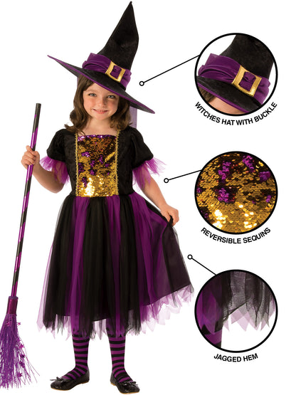 Rubies Magic Witch Kinderkostüm für Mädchen