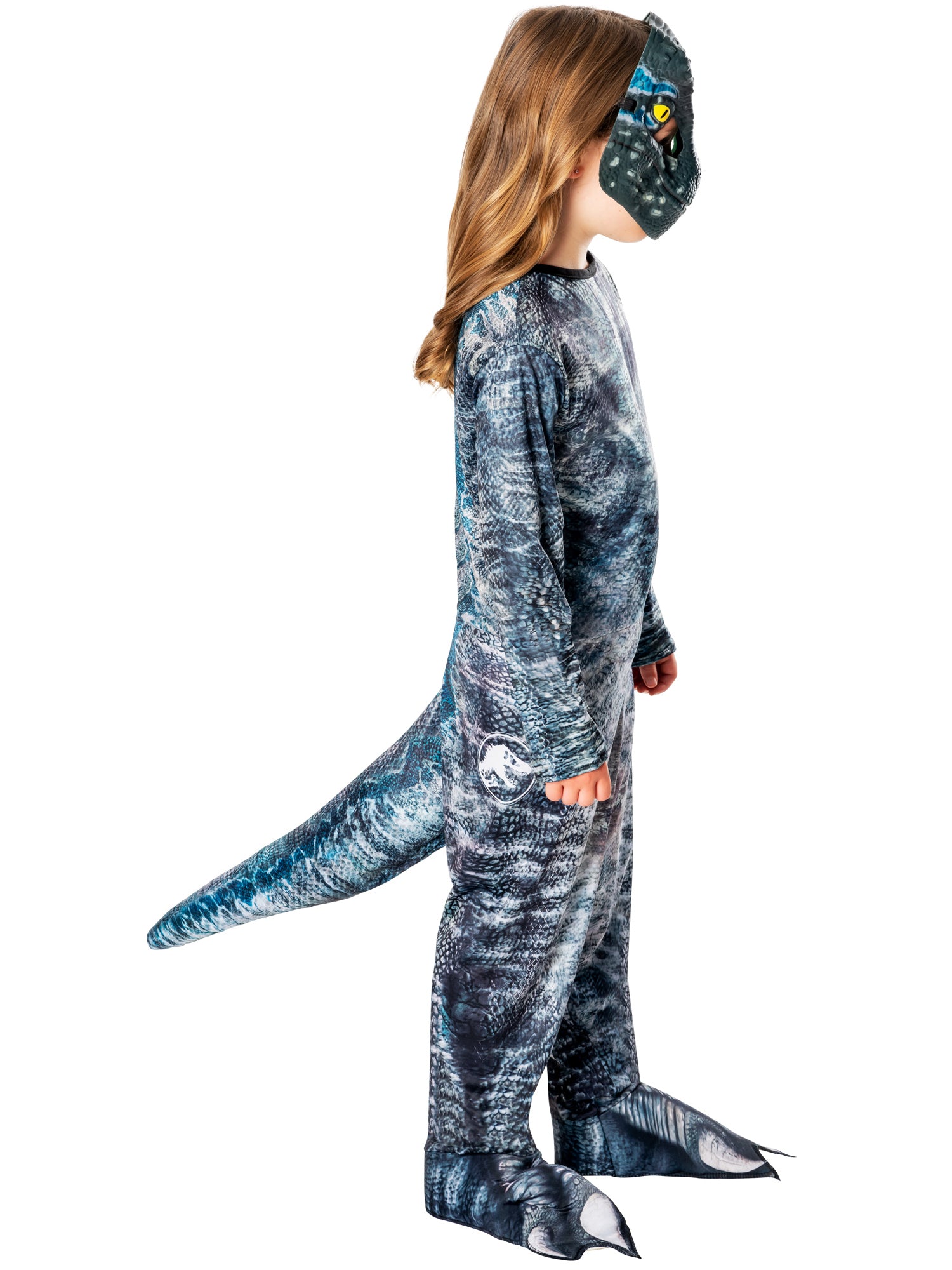 Rubies Velociraptor Blue Kinderkostüm Jurassic World – Seitenansicht