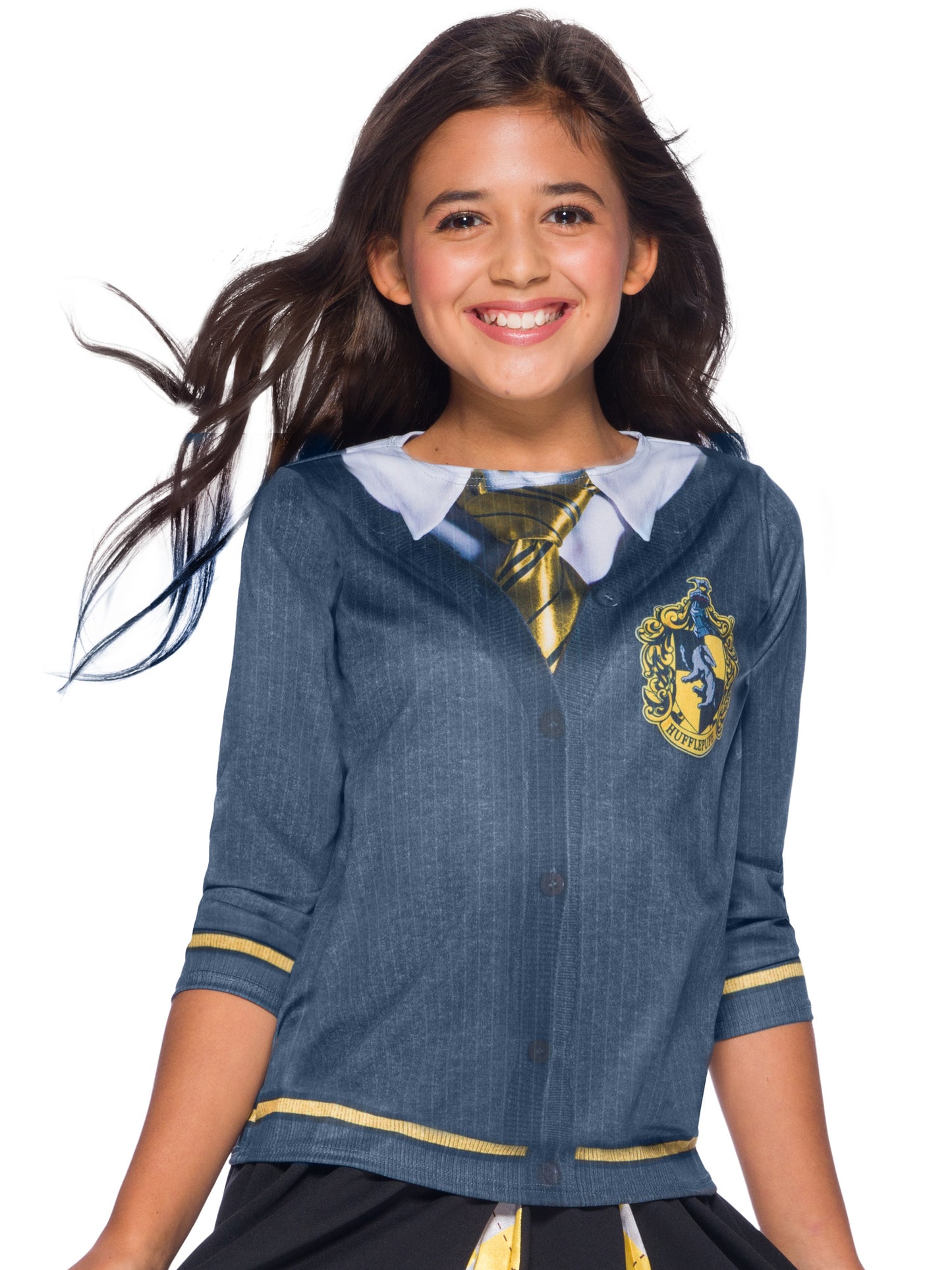 Rubies Hufflepuff Costume Top - Childrens Kinderkostüm für Mädchen