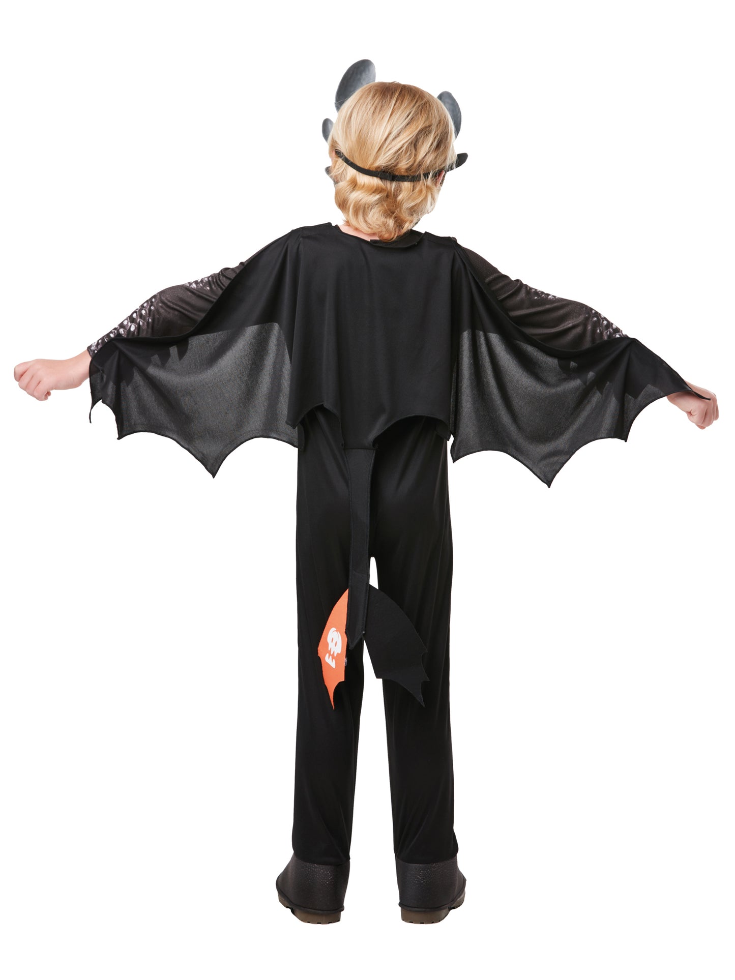 Rubies Toothless Kinderkostüm für Jungen mit Overall, Flügeln und Maske – Seitenansicht