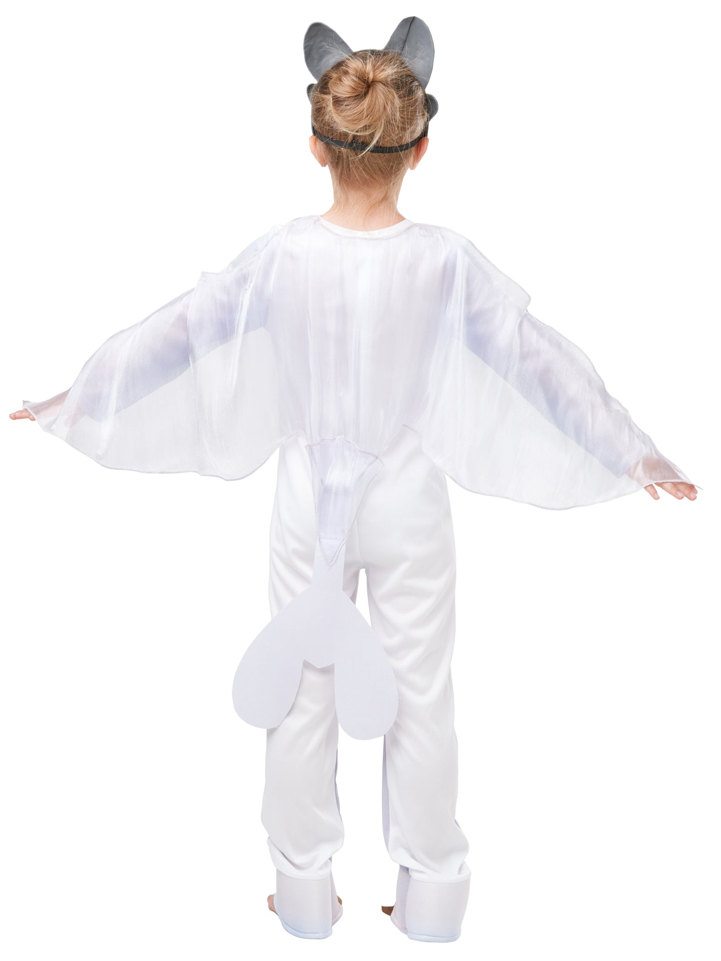 Rubies Light Fury Deluxe Kinderkostüm mit Overall, Flügeln und Maske – Seitenansicht